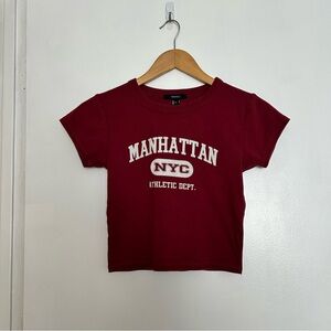 Manhattan NYC Women’s Red T-Shirt
